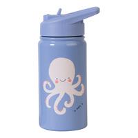 SARO BABY Termosflaska med sugrör Blue - 1 st