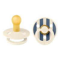 BIBS Studio Colour Pin Latex Ivory Steel Blue Mix 2-pack - Strl 1