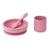 SARO BABY Silikonservis Pink - 1 st