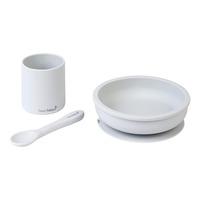 SARO BABY Silikonservis Grey - 1 st