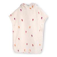 Filibabba Strandponcho med broderi GOTS - Sjöhäst - 1 st