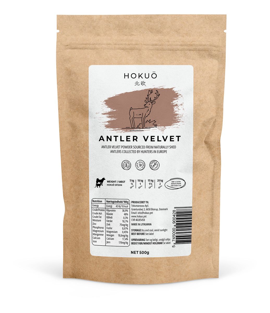 Antler Velvet, Hornpulver - 500 g