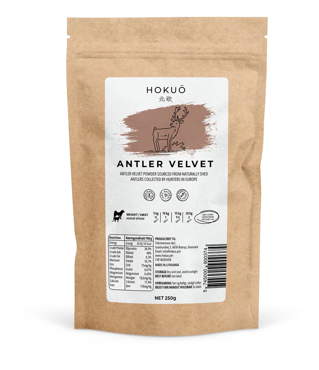 Antler Velvet, Hornpulver - 250 g