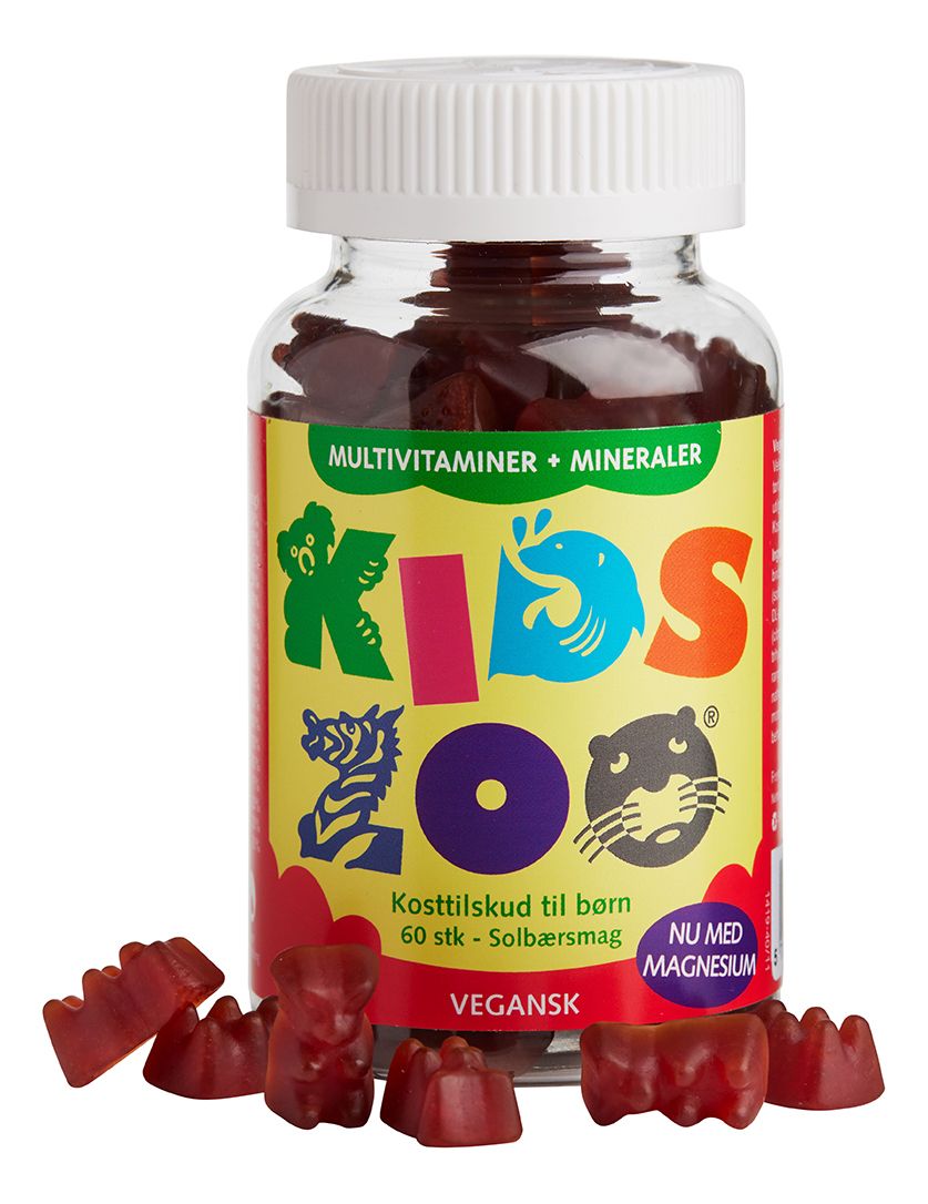 Kids Zoo Multivitaminer + Mineraler - 60 st