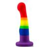 Addiction Pride Silicone Dildo With Suction Cup - Freedom