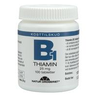 Natur-Drogeriet B1 Thiamin 25 mg - 100 tabletter