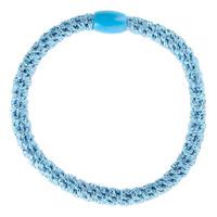 By Stær Hårsnodd Tunn Ljusblå Glitterr - 1 st