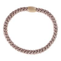 By Stær Hårsnodd Tunn Taupe Glitter - 1 st