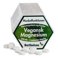 Berthelsen Vegansk Magnesium - 240 tabletter