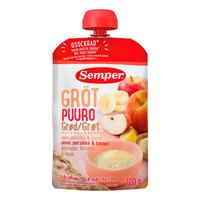 Semper Fruktgröt Äpple, Persika & Banan 6 mån. - 120 g