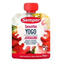 Semper Smoothie Yogo m. Jordgubb & Banan 6 mån. - 90 g