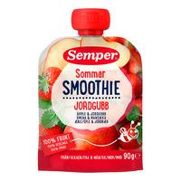 Semper Sommar Smoothie  Äpple & Jordgubb 6 mån - 90 g