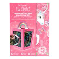 BOX CANDIY Scratch Art Lantern - Totally Twilight Unicorns - 1 st