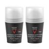 Vichy Homme 72H Extreme Control Anti-Perspirant Deodorant Roll-On - 2 pack
