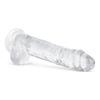 Addiction Jelly Dildo with balls - 19 cm