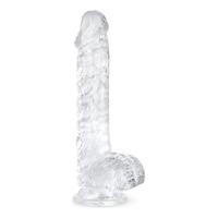 Addiction Jelly Dildo with balls - 15 cm