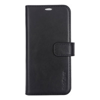 RadiCover iPhone 15 Pro Wallet Case 2i1 Anti-strålning Läder MagS - Svart