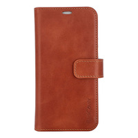 RadiCover iPhone 15 Wallet Case 2i1 Anti-strålning Läder MagS - Brun
