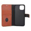 RadiCover Wallet Case 2i1 Anti-stråling Läder MagS Brun - iPhone 15 - 1 st