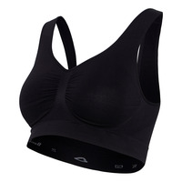 Carriwell Graviditets-BH utan sömmar Svart - Flera storlekar