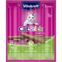 Vitakraft Cat Stick, med kyckling och kattgräs - 1 st