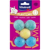 Vitakraft Plyschboll med bjällra - 5 st