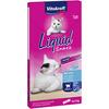 Vitakraft Cat Liquid-Snack, Laks Omega 3 - 90 g