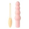 Amaysin Beaded Dildo och Bäckenbottenkula Pleasure Set - 55 g
