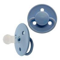 Mininor Silikonnapp 0 mån+ blå - 2 st