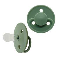 Mininor Silikonnapp 0 mån+ grön - 2 st