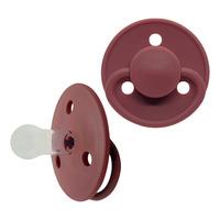 Mininor Silikonnapp 0 mån+ lila - 2 st