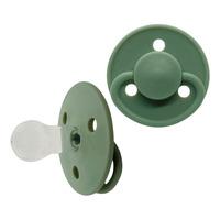 Mininor Silikonnapp 6 mån+ grön - 2 st