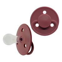 Mininor Silikonnapp 6 mån+ lila - 2 st