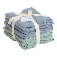 Mininor Tygblöjor Ekologiska, Grön/Grå - 6 st