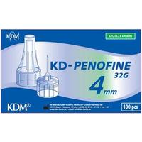 KD-Penofine  Pennkanyl 32G 0.23 x 4 mm, Grön - 100 st