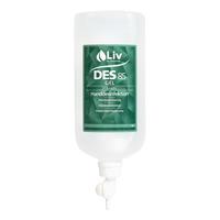 Liv Handdesinfektion Gel 85% m. pump för dispenser - 1000 ml