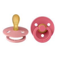 BIBS Colour Latex Symmetrisk Dusty Pink/Coral 2 pack - Strl 2