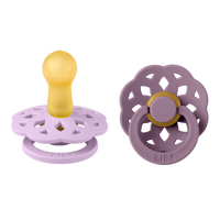 BIBS Boheme Latex Rund Violet Sky/Mauve 2 pack - Strl 2
