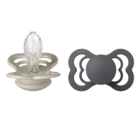 BIBS Supreme Silicone Symmetrica 2 pack - Strl 2