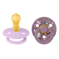 BIBS x Liberty Colour Latex Rund Chamomile Lawn - Violet Sky Mix - Strl 2