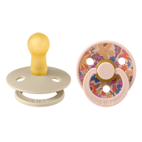 BIBS x Liberty Colour Latex Round June Blossom - Blush Mix - Strl 2