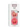 BIBS Colour Latex Symmetrisk Dusty Pink/Coral 2 pack - flera storlekar