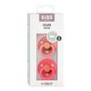 BIBS Colour Latex Symmetrisk Dusty Pink/Coral 2 pack - flera storlekar
