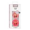 BIBS Colour Latex Rund Dusty Pink/Coral 2 pack - flera storlekar