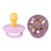 BIBS x Liberty Colour Latex Rund Chamomile Lawn - Violet Sky Mix - Strl 1
