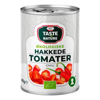 Taste of Nature Hackade Tomater med chili eko - 400 g