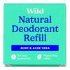 Wild Natural Deodorant Refill Mint & Aloe Vera - 40 g