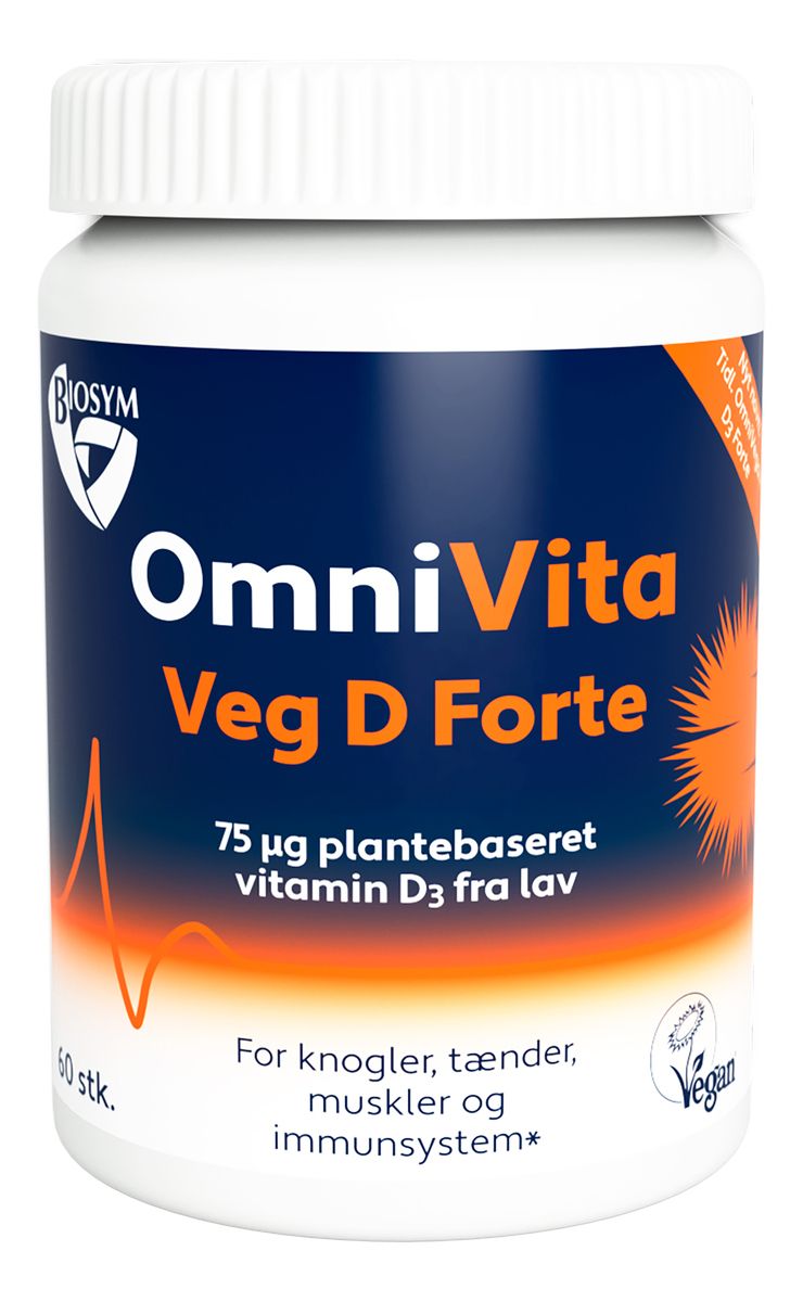 OmniVita Veg D Forte - 60 kapslar