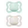 MAM Air Silikon Napp Grön/Neutral 0-6 mån - 2 st