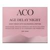 ACO Age Delay Night Cream Dry Skin - 50 ml